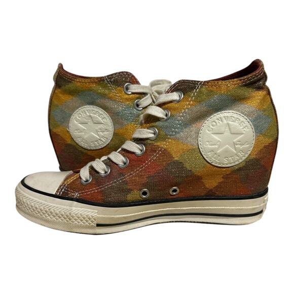 Converse Chuck Taylor All Star Missoni Wedge Sneakers Multicolor Women's Size 7 - Picture 6 of 8